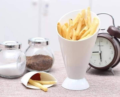 Fries cone holder with dipping cup Myle Cart