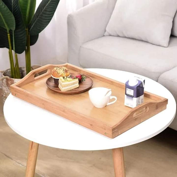 2 in 1 bamboo tray table Myle Cart