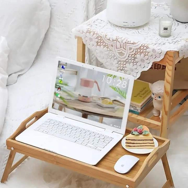 2 in 1 bamboo tray table Myle Cart