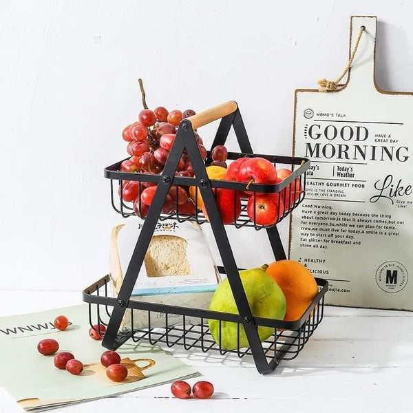 Two tier vegetables and fruits basket Myle Cart