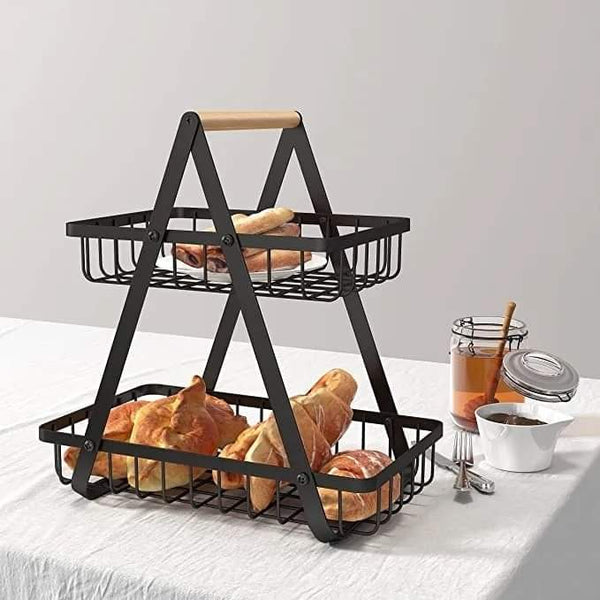 Two tier vegetables and fruits basket Myle Cart