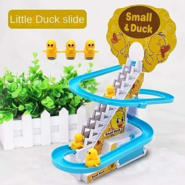 Climbing Duck toy with 3 ducks in box Myle Cart