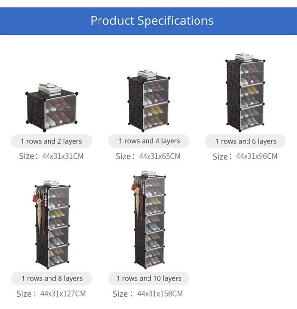 Shoe storage rack Myle Cart