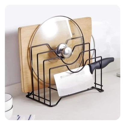 Metallic kitchen accessories holder Myle Cart