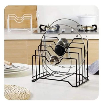 Metallic kitchen accessories holder Myle Cart