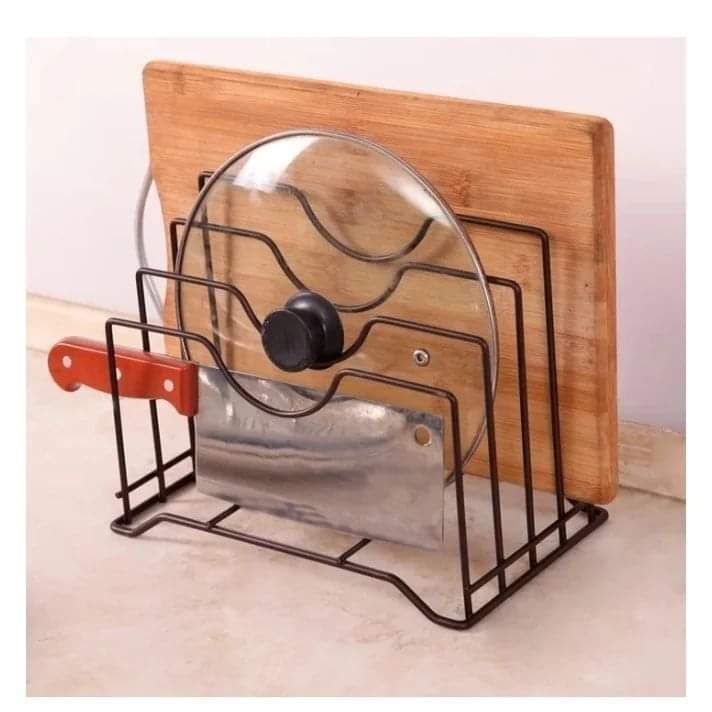 Metallic kitchen accessories holder Myle Cart