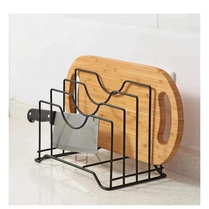 Metallic kitchen accessories holder Myle Cart