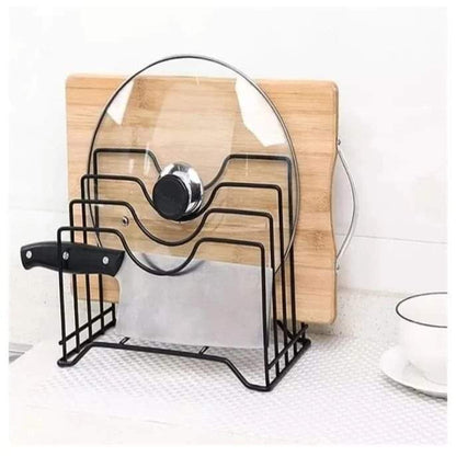 Metallic kitchen accessories holder Myle Cart