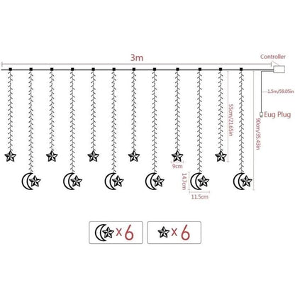 Curtain lights in different designs and style Myle Cart