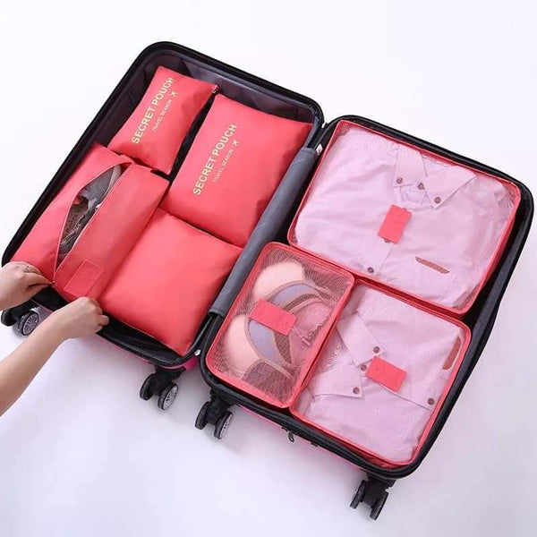 6 Pieces travel bag set Myle Cart