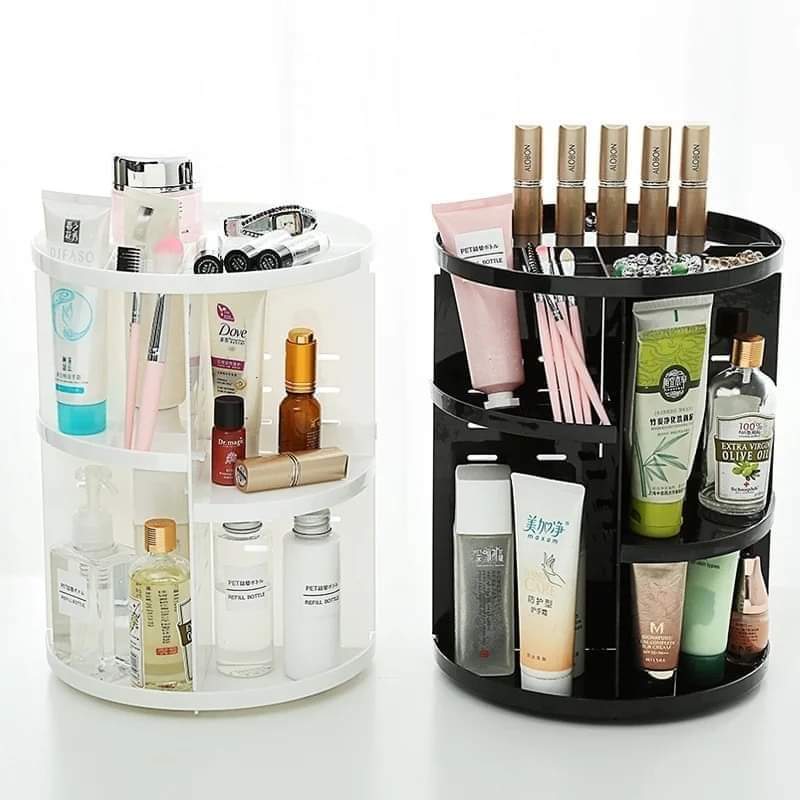 Large Capacity Rotating Cosmetic Organizer