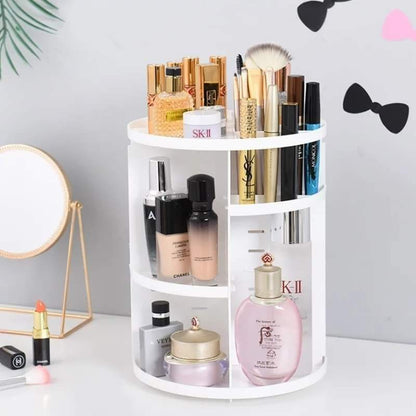 Large Capacity Rotating Cosmetic Organizer