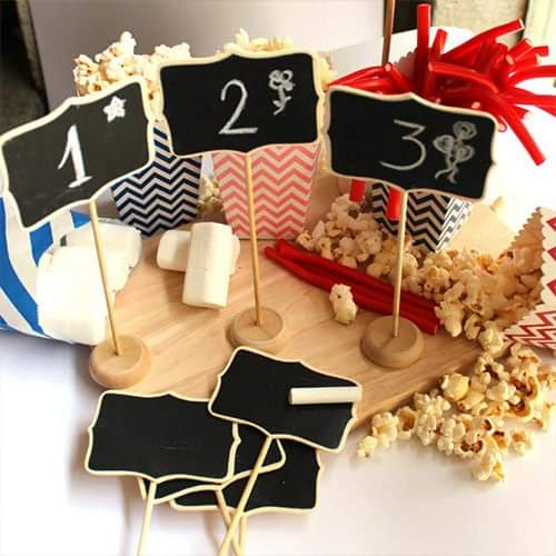 Mini chalk board Myle Cart