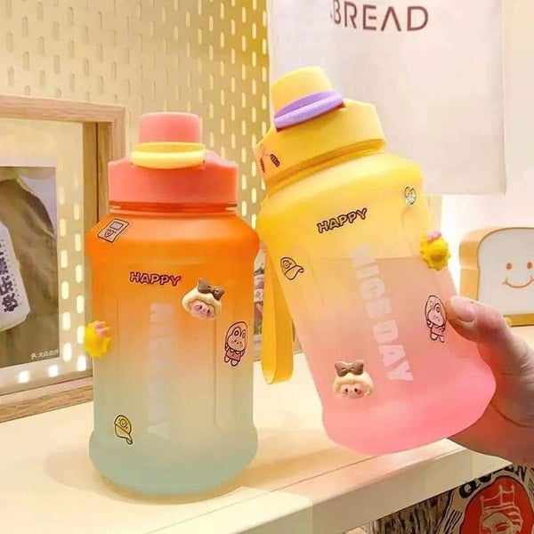 Colorsful plastic body water bottle Myle Cart