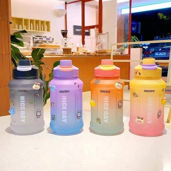 Colorsful plastic body water bottle Myle Cart