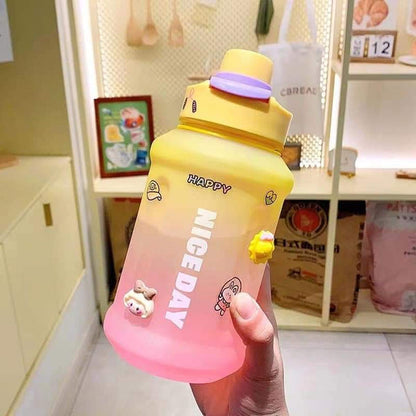 Colorsful plastic body water bottle Myle Cart