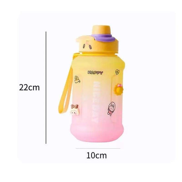 Colorsful plastic body water bottle Myle Cart