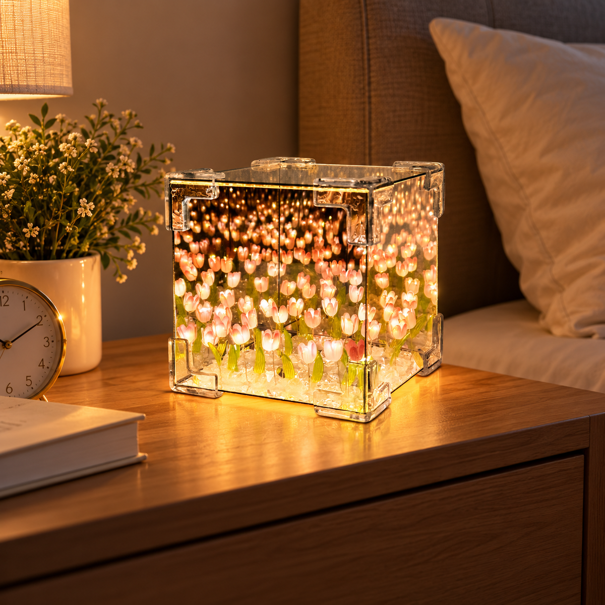 Beautiful led 3D Tulip led lamp