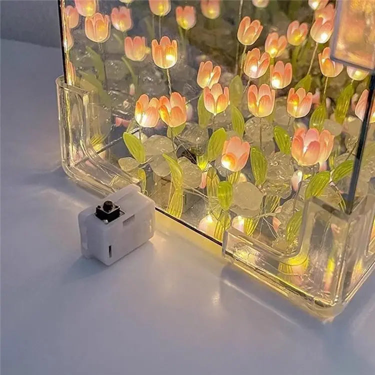 Beautiful led 3D Tulip led lamp