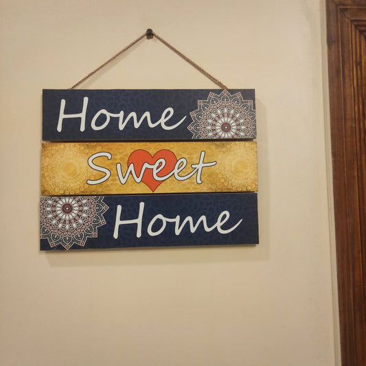 Home sweet home wall decoration hanging hanging for the entrance of home