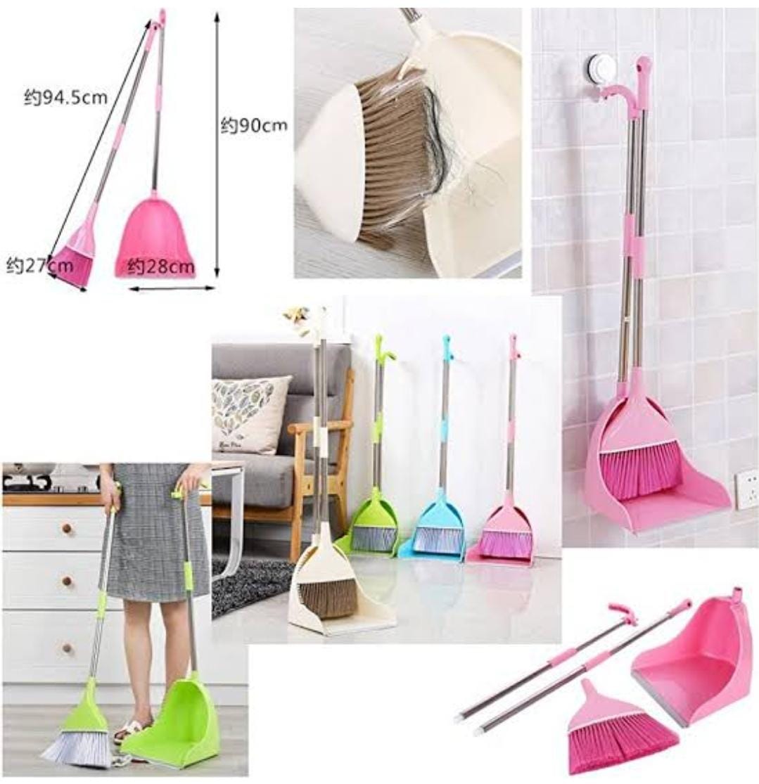 Broom With Dust Pan Myle Cart