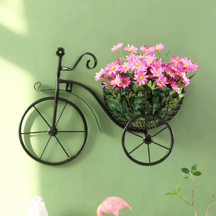 Wall mounted flower basket cycle Myle Cart