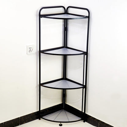 Foldable Corner Shelf with Tripod Base