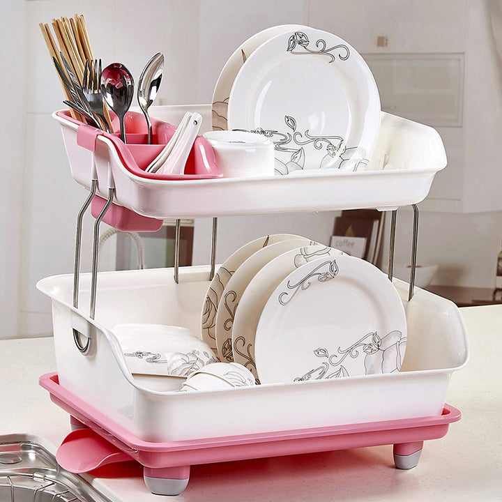 Two layer dish draining rack Myle Cart