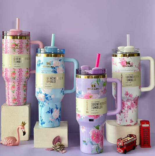 Stanley x LoveShackFancy 40oz Tumbler – Blooming Heirloom | Limited Edition Floral Quencher Cup