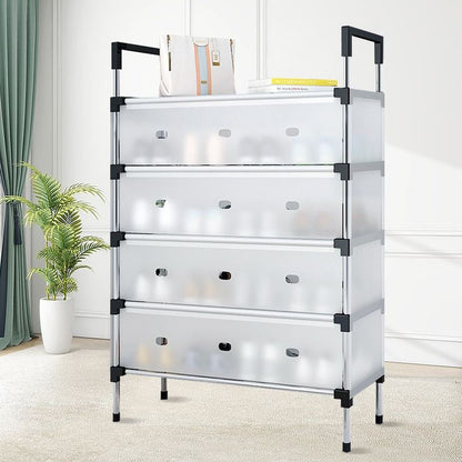 Dustproof shoe organizer multi-tier storage rack home