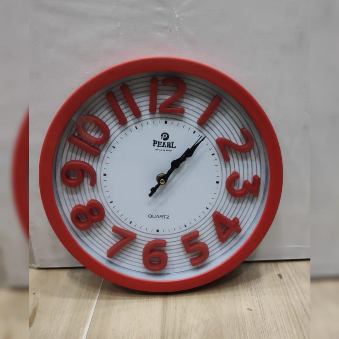 Plastic body high quality wall clock Myle Cart