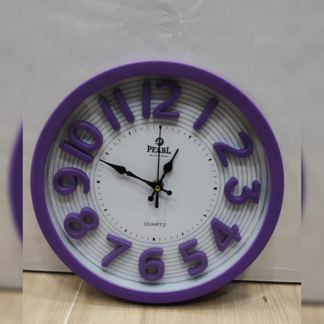 Plastic body high quality wall clock Myle Cart