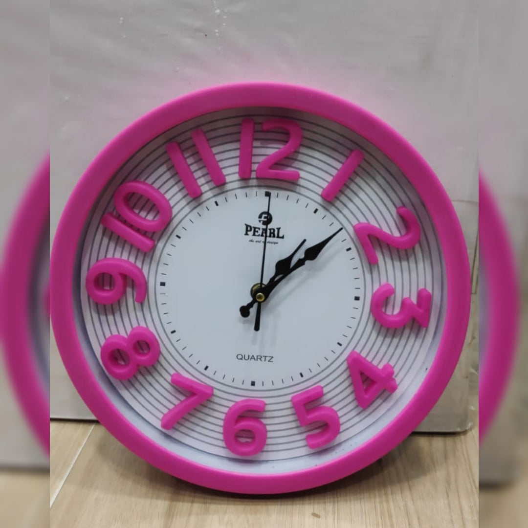 Plastic body high quality wall clock Myle Cart