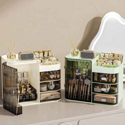 Multi-Compartment Cosmetic Organizer