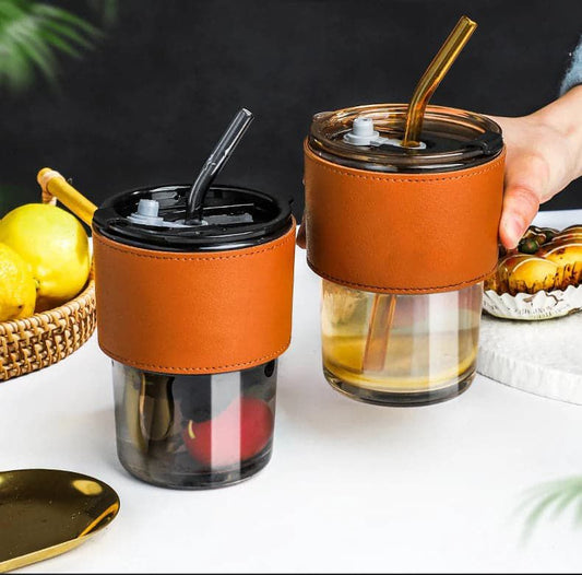 Creative Coffee Mug with Straw