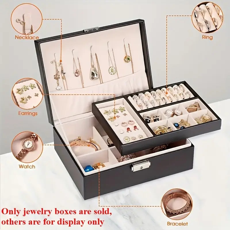 Best quality wooden jewelry boxes. Dustfree jewelry organizer with high quality faux leather.