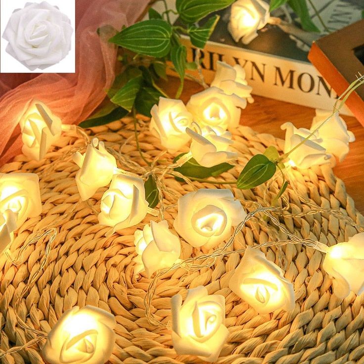 Led flower string light in different colors Myle Cart