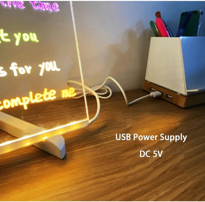 GlowBoard™ Acrylic LED Planner & Message Board