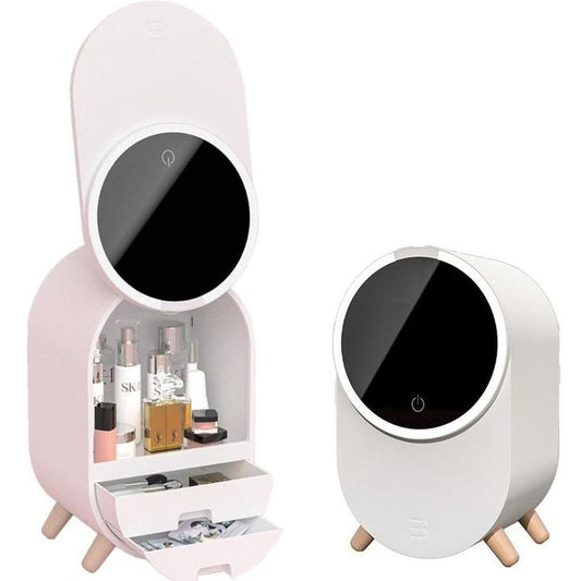 Brilliance Cosmetics Organizer With Led Mirror