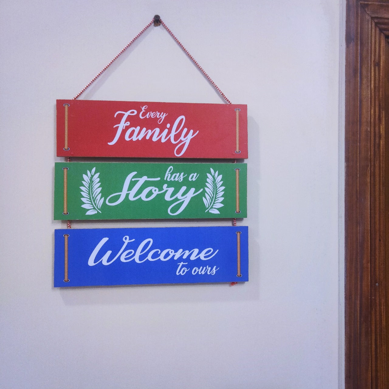 Story of Family wall hanging - Home Decoration wall quotations