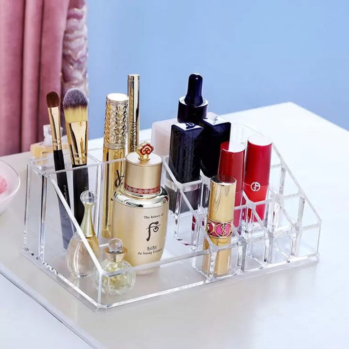 Makeup organizer, Acrylic Makeup Stand, Cosmetics Organizer, Lipsticks Organizer, Makeup Brush Holder, Brush Organizer