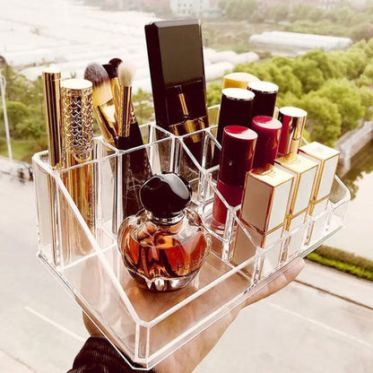 Makeup organizer, Acrylic Makeup Stand, Cosmetics Organizer, Lipsticks Organizer, Makeup Brush Holder, Brush Organizer