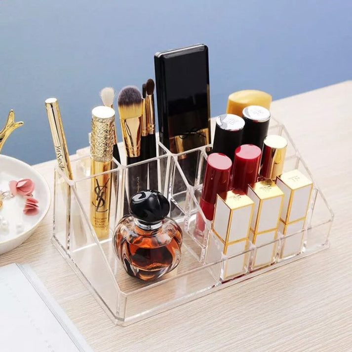 Makeup organizer, Acrylic Makeup Stand, Cosmetics Organizer, Lipsticks Organizer, Makeup Brush Holder, Brush Organizer