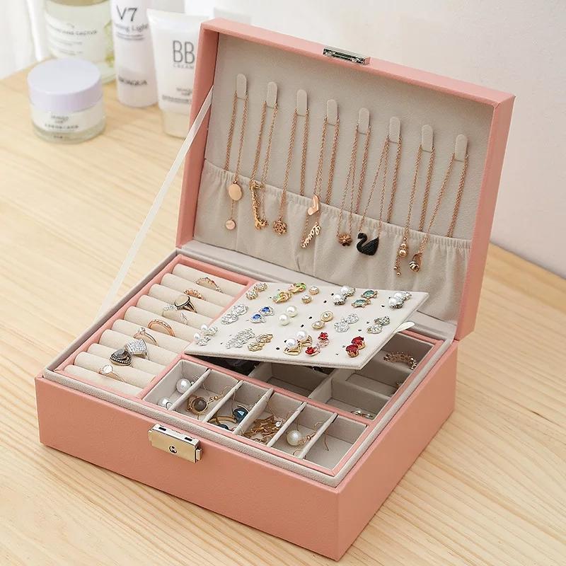 Best quality wooden jewelry boxes. Dustfree jewelry organizer with high quality faux leather. Myle Cart