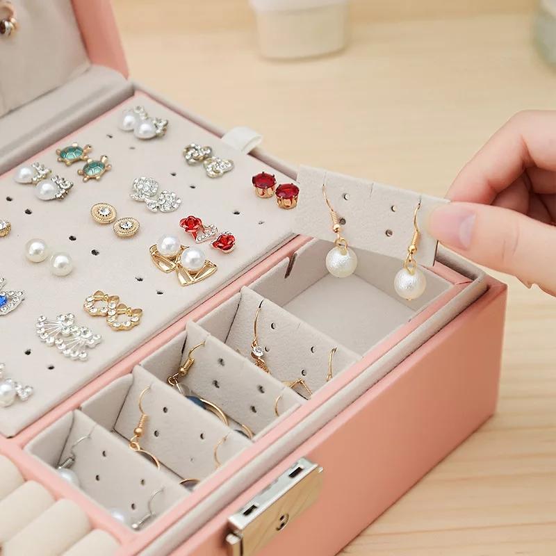 Best quality wooden jewelry boxes. Dustfree jewelry organizer with high quality faux leather. Myle Cart