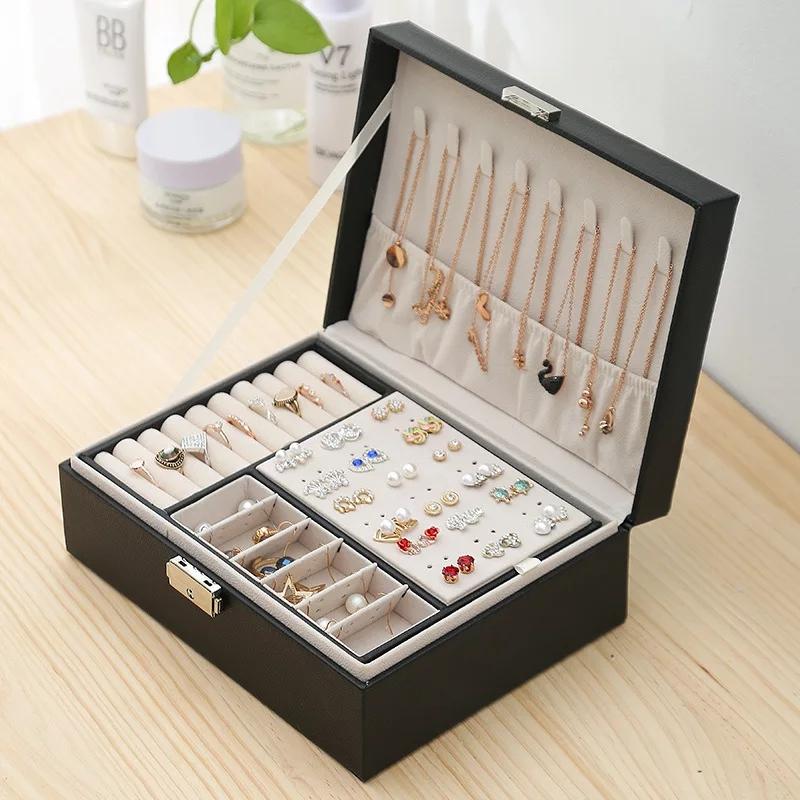 Best quality wooden jewelry boxes. Dustfree jewelry organizer with high quality faux leather. Myle Cart