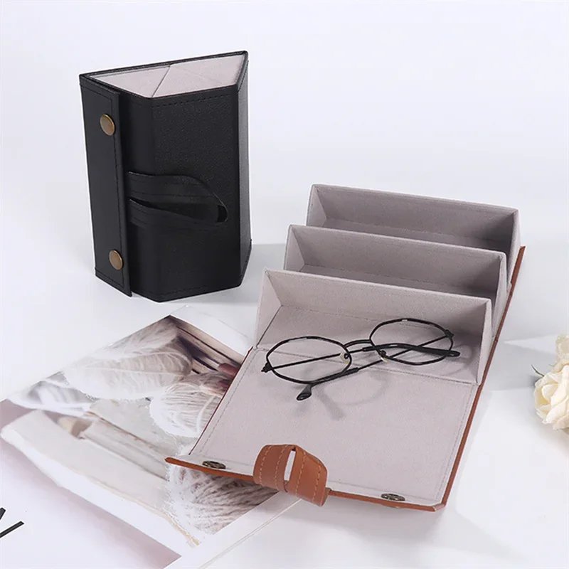 Sunglasses Organizer 4/5/6 Slots Travel Glasses Case