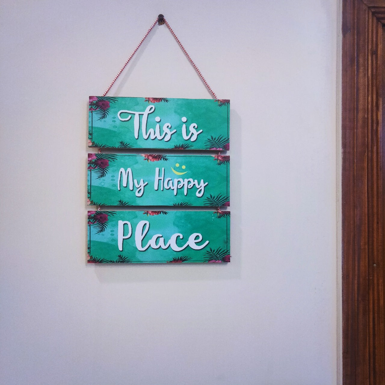 This is my happy place - Color decoration wall hanging